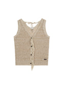 Crochet Raw-Edge Vest