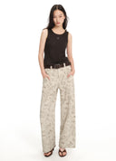 Hand-wrapped knit vest