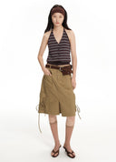 Striped Halter Knit Tank