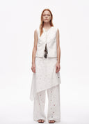 Artist 3D Floral Mini Vest