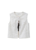 Artist 3D Floral Mini Vest