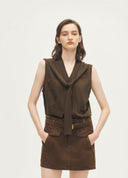 Artist Mandala Crochet Ribbon Vest