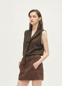 Artist Mandala Crochet Ribbon Vest